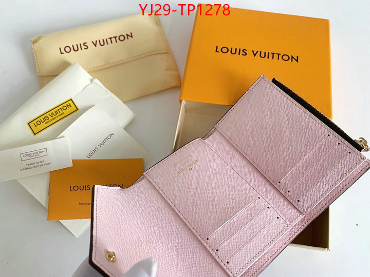 LV Bags(4A)-Wallet,ID: TP1278,$: 29USD