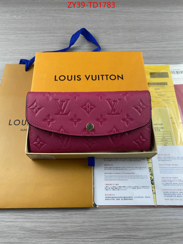 LV Bags(4A)-Wallet,ID: TD1783,$: 39USD