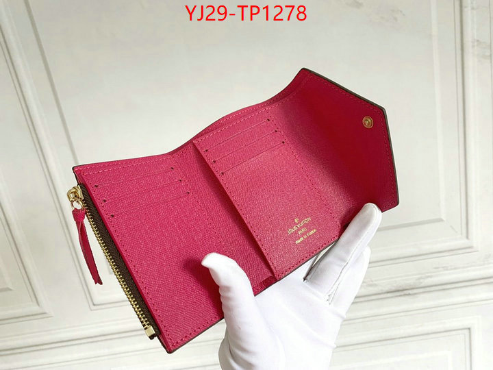 LV Bags(4A)-Wallet,ID: TP1278,$: 29USD