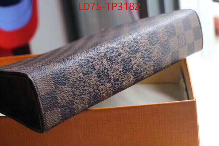 LV Bags(TOP)-Wallet,ID: TP3182,$: 75USD