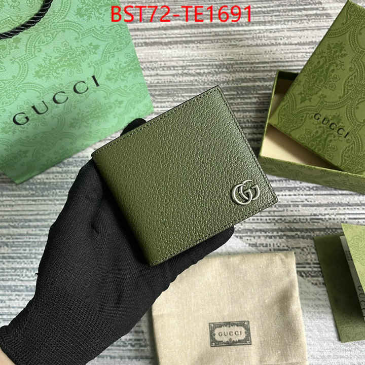 Gucci Bags(TOP)-Wallet-,only sell high-quality ,ID: TE1691,$: 72USD