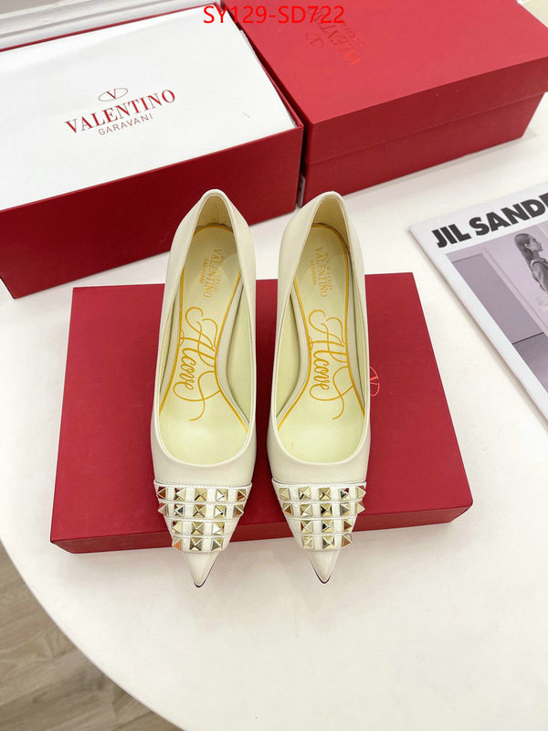 Women Shoes-Valentino,2023 replica wholesale cheap sales online , ID: SD722,$: 129USD