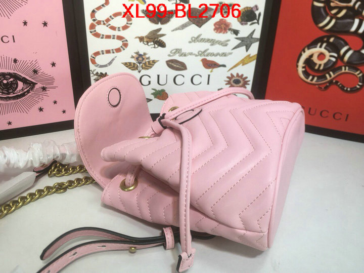 Gucci Bags(4A)-Backpack-,exclusive cheap ,ID: BL2706,$: 99USD