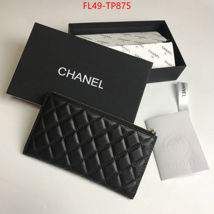 Chanel Bags(4A)-Wallet-,ID: TP875,$: 49USD