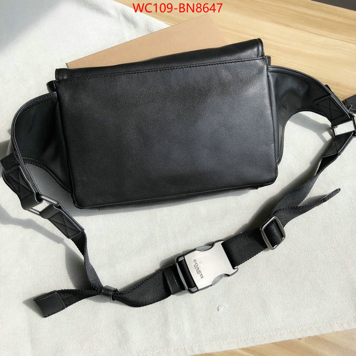Coach Bags(4A)-Belt Bag-Chest Bag--,best like ,ID: BN8647,$: 109USD
