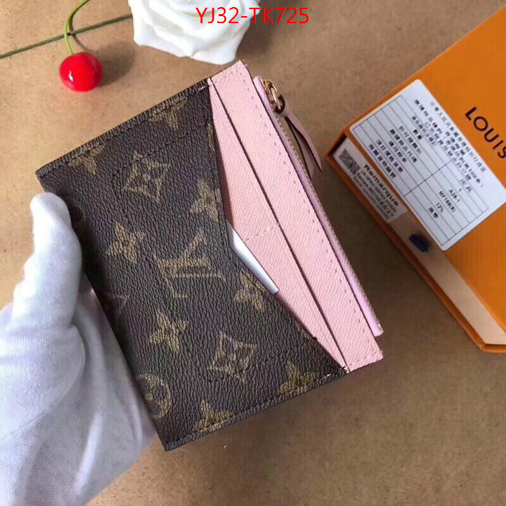 LV Bags(4A)-Wallet,ID: TK725,$:32USD