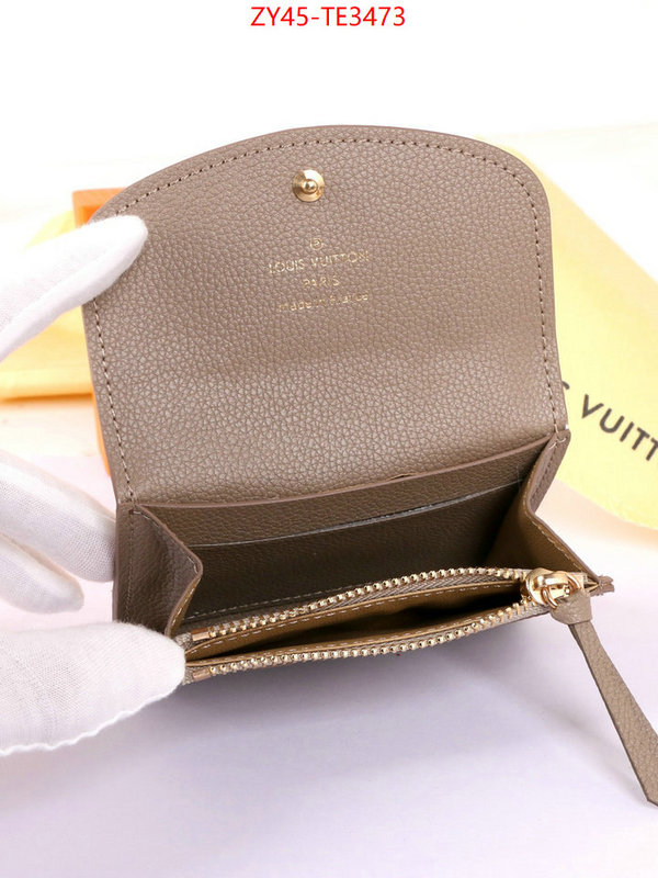 LV Bags(4A)-Wallet,can you buy replica ,ID: TE3473,$: 45USD
