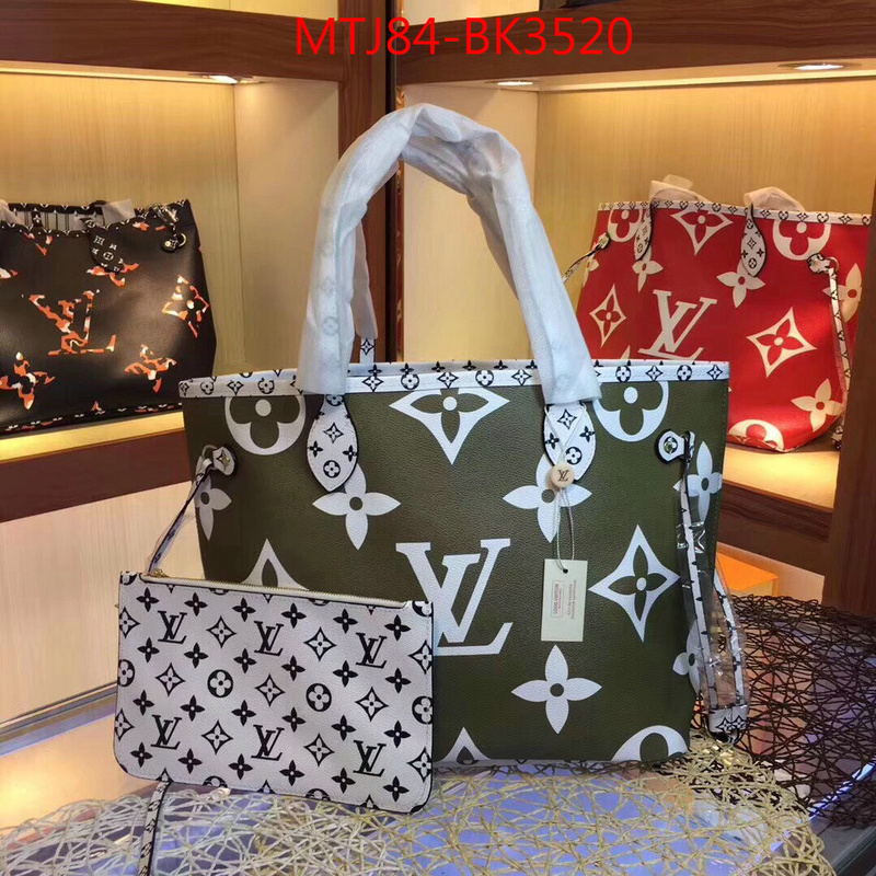 LV Bags(4A)-Neverfull-,good ,ID: BK3520,$:84USD