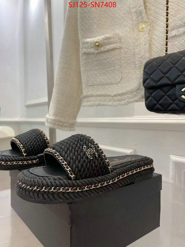 Women Shoes-Chanel,aaaaa+ quality replica , ID: SN7408,$: 125USD