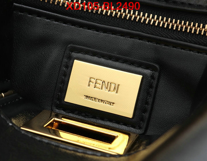 Fendi Bags(4A)-Peekaboo,high quality designer replica ,ID: BL2490,$: 105USD