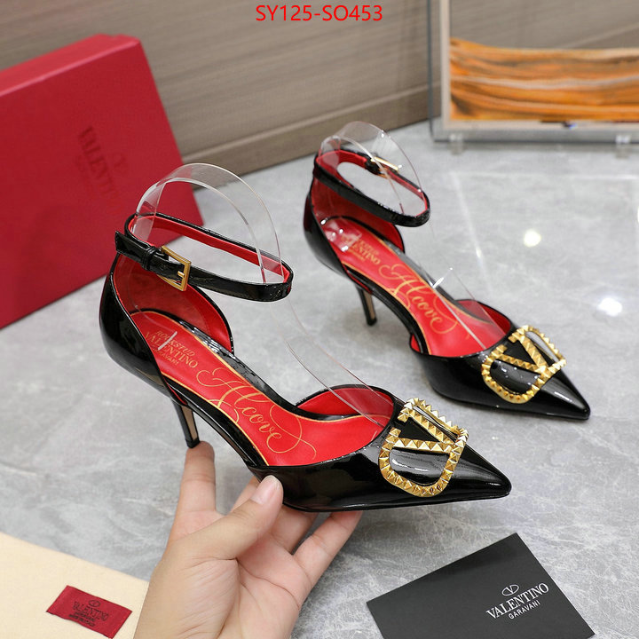 Women Shoes-Valentino,aaaaa+ class replica , ID: SO453,$: 125USD