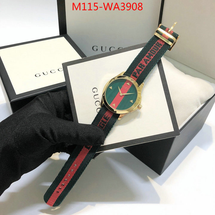 Watch(4A)-Gucci,best quality replica ,ID: WA3908,$: 115USD