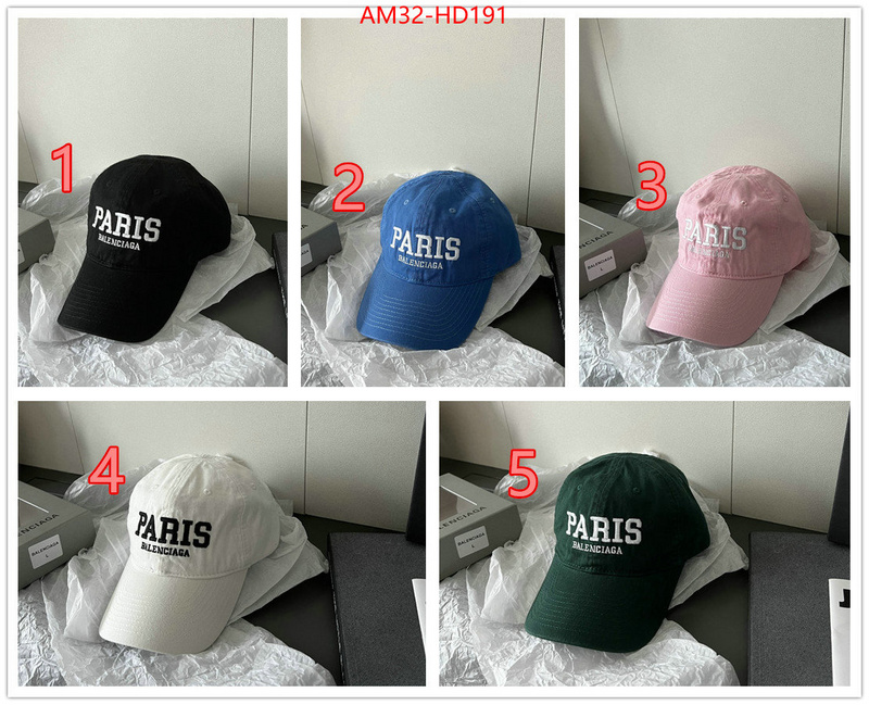 Cap (Hat)-Balenciaga,what 1:1 replica , ID: HD191,$: 32USD