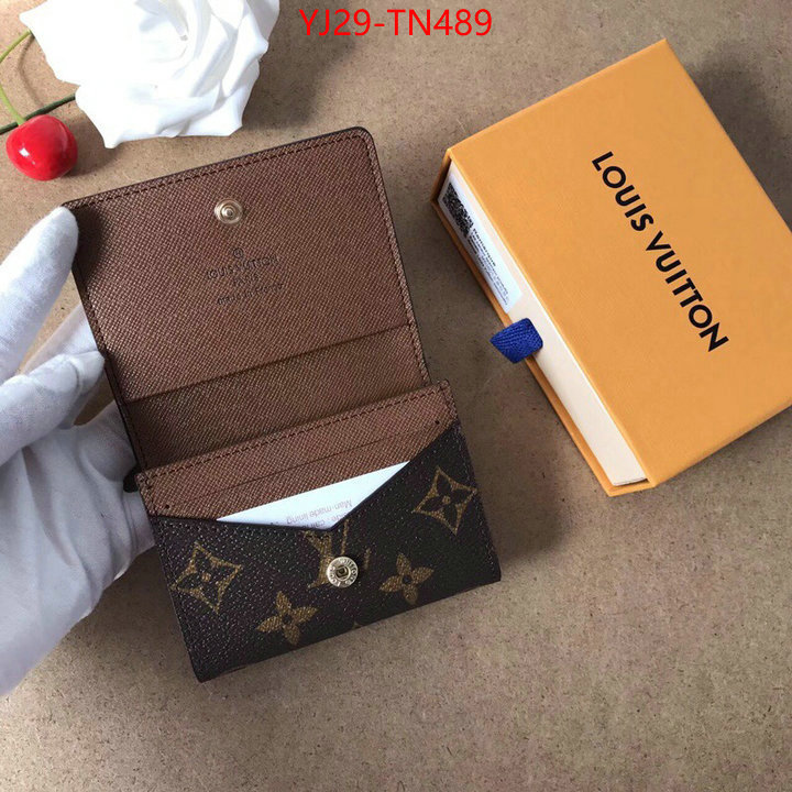 LV Bags(4A)-Wallet,ID: TN489,$: 29USD