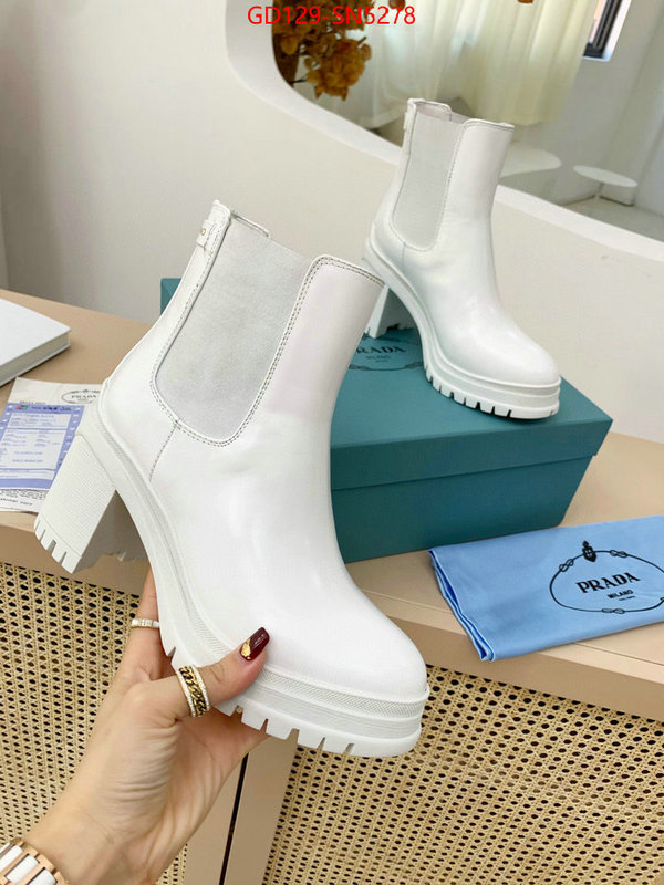 Women Shoes-Prada,the best quality replica , ID: SN5278,$: 129USD