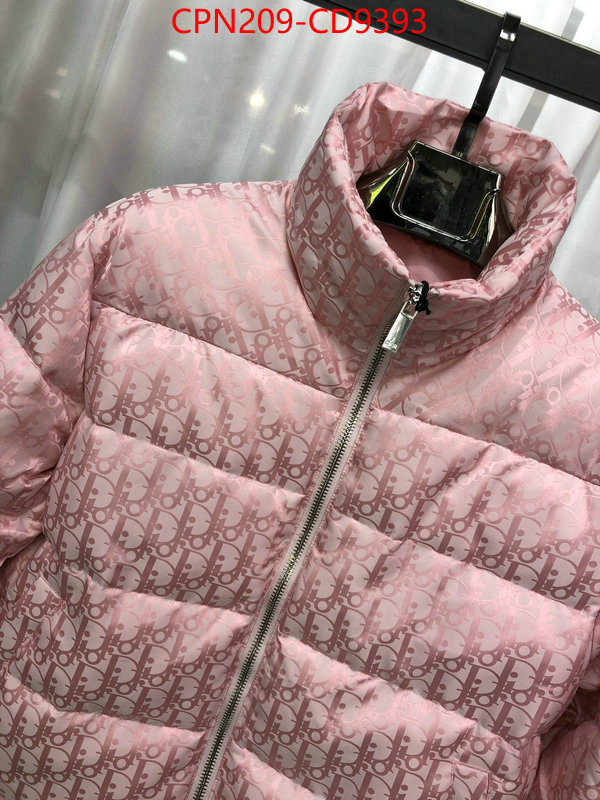 Down jacket Women-Dior,fake , ID: CD9393,$: 209USD