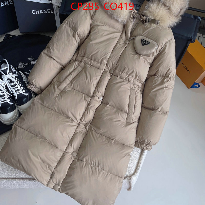 Down jacket Women-Prada,top quality replica , ID: CO419,$: 295USD