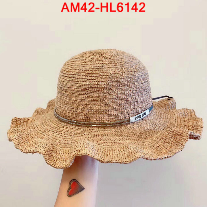 Cap (Hat)-Miu Miu,best quality fake , ID: HL6142,$: 42USD