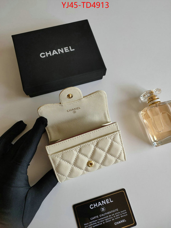 Chanel Bags(4A)-Wallet-,ID: TD4913,$: 45USD