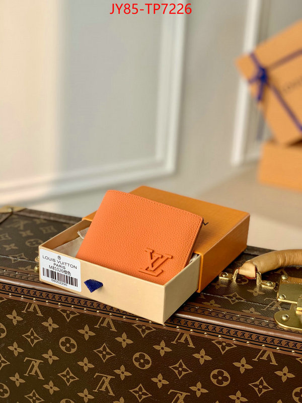 LV Bags(TOP)-Wallet,ID: TP7226,$: 85USD