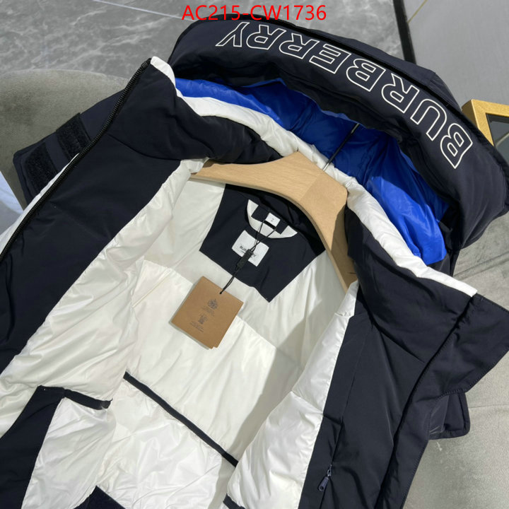 Down jacket Women-Burberry,shop cheap high quality 1:1 replica , ID: CW1736,$: 215USD