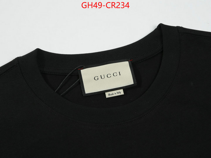 Clothing-Gucci,top brands like , ID: CR234,$: 49USD