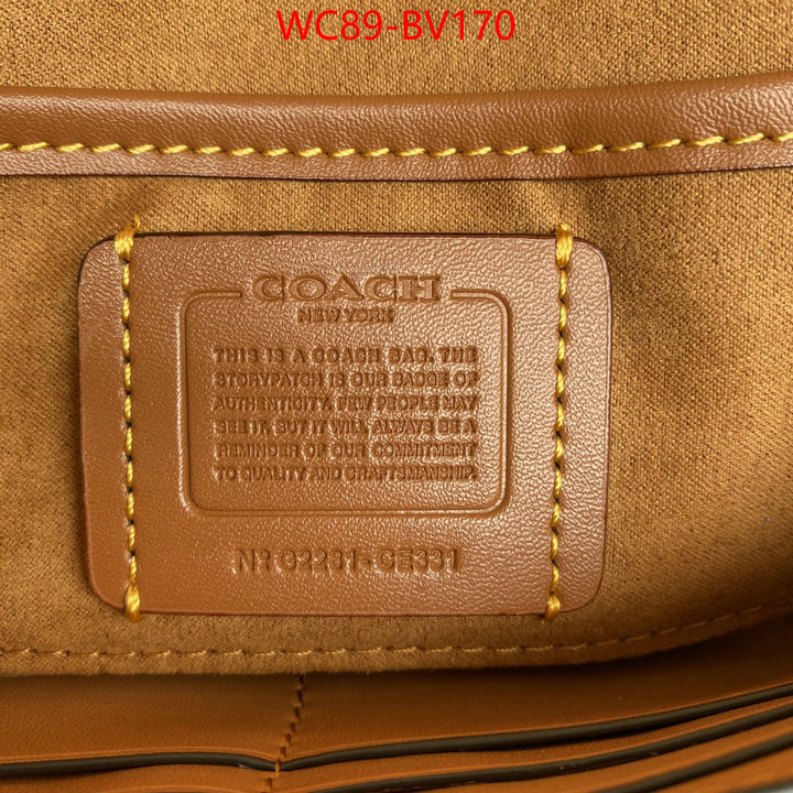 Coach Bags(4A)-Handbag-,2023 replica ,ID: BV170,$: 89USD