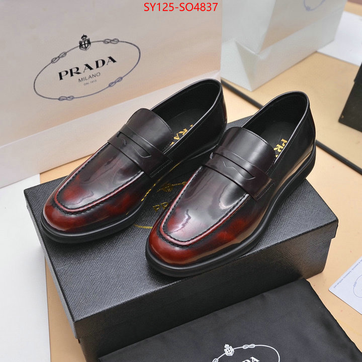 Men Shoes-Prada,designer 1:1 replica , ID: SO4837,$: 125USD