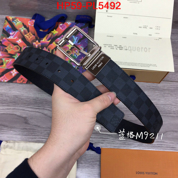 Belts-LV,high quality designer , ID: PL5492,$: 59USD