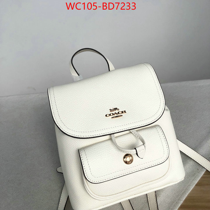 Coach Bags(4A)-Backpack-,we provide top cheap aaaaa ,ID: BD7233,$: 105USD