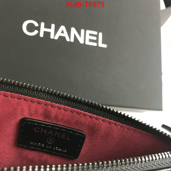 Chanel Bags(4A)-Wallet-,ID: TP875,$: 49USD