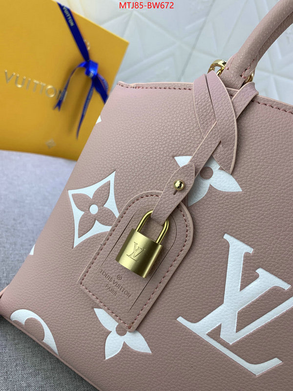 LV Bags(4A)-Handbag Collection-,mirror quality ,ID: BW672,$: 85USD