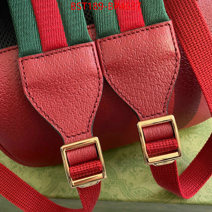 Gucci Bags(TOP)-Backpack-,high quality replica ,ID: BP4637,$: 189USD