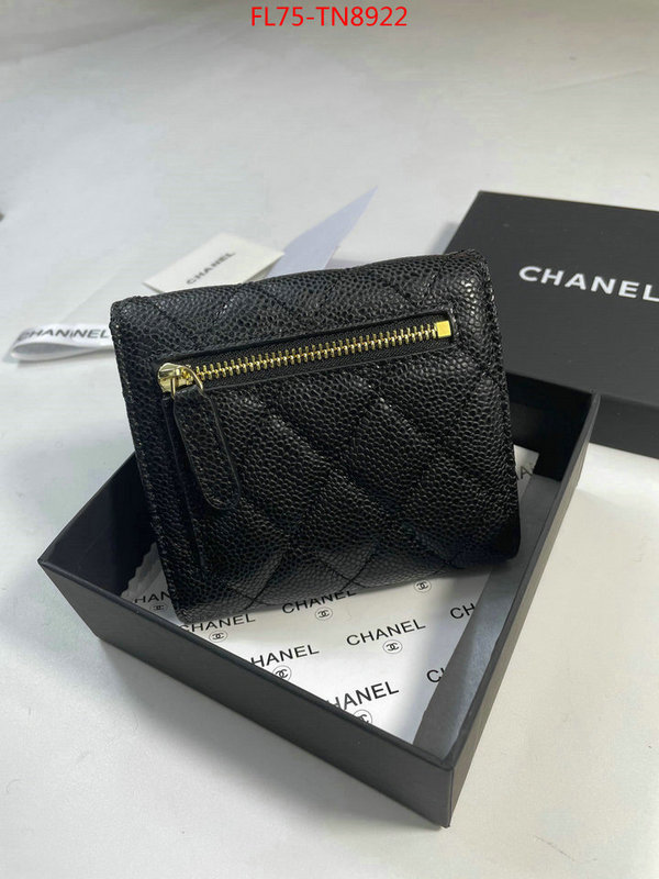 Chanel Bags(4A)-Wallet-,ID: TN8922,$: 75USD