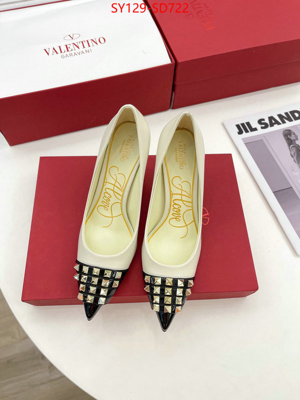 Women Shoes-Valentino,2023 replica wholesale cheap sales online , ID: SD722,$: 129USD