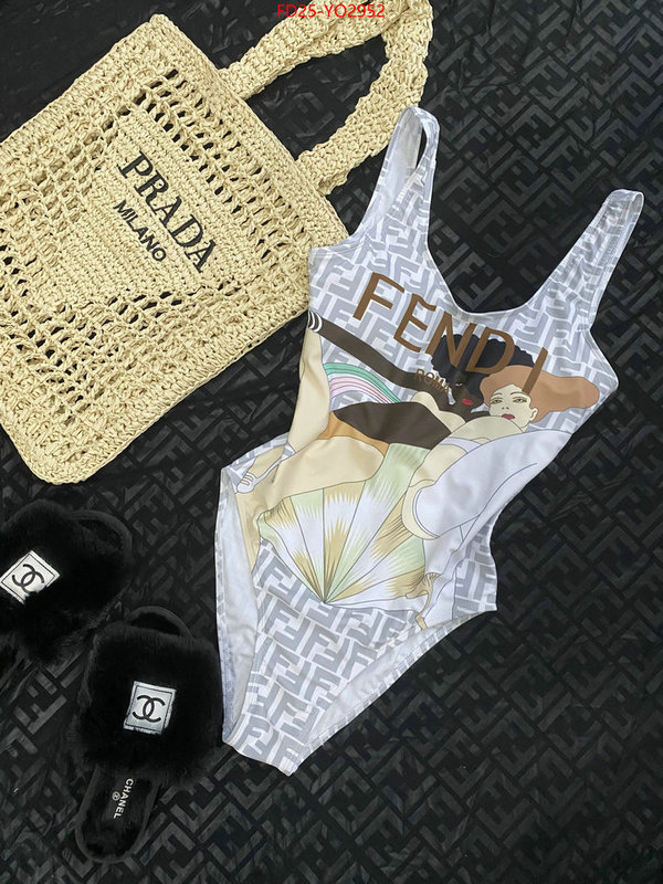 Swimsuit-Fendi,designer high replica , ID: YO2952,$: 25USD