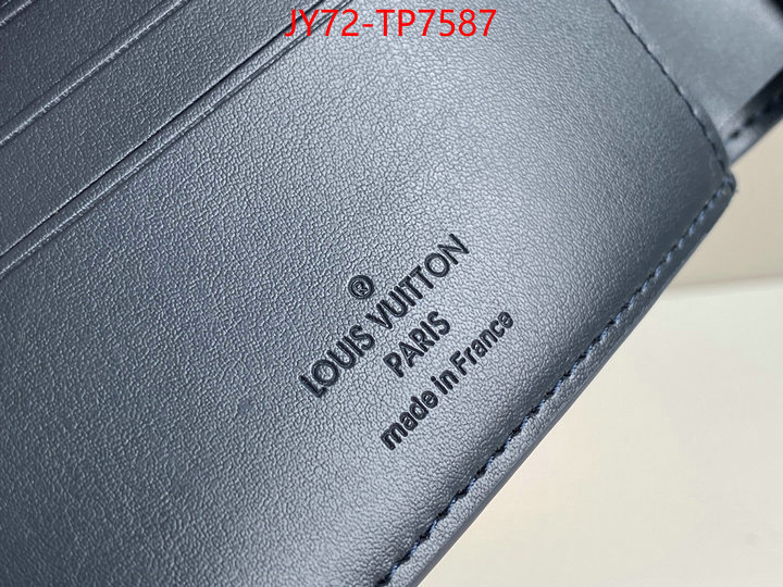 LV Bags(TOP)-Wallet,ID: TP7587,$: 72USD