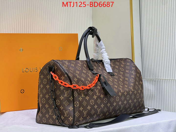 LV Bags(4A)-Keepall BandouliRe 45-50-,for sale online ,ID: BD6687,$: 125USD