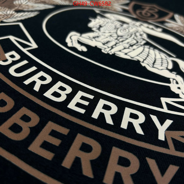Clothing-Burberry,replica 1:1 high quality , ID: CW6582,$: 49USD