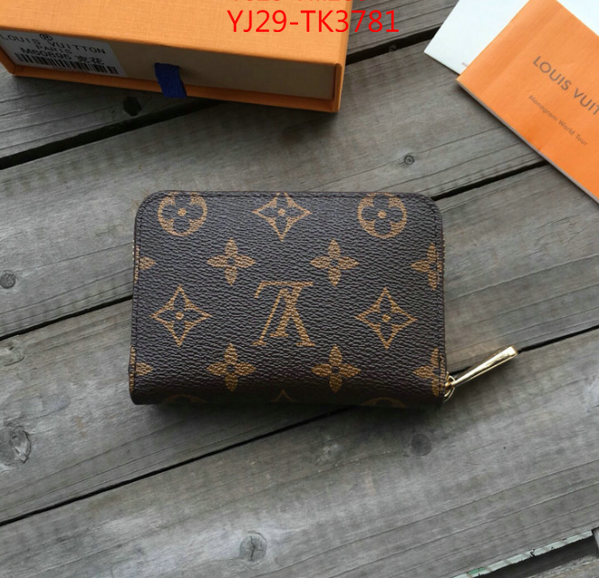 LV Bags(4A)-Wallet,ID: TK3781,$:29USD