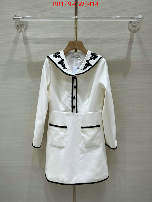 Clothing-Dior,what's the best place to buy replica ,ID: CW3414,$: 129USD