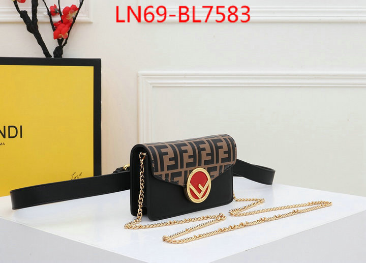 Fendi Bags(4A)-Diagonal-,luxury ,ID: BL7583,$: 69USD