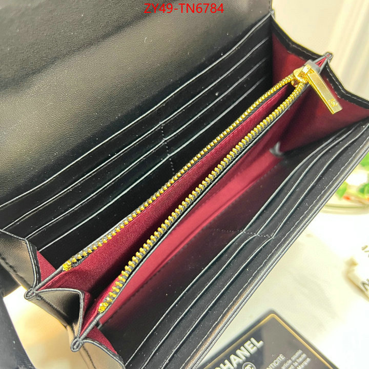 Chanel Bags(4A)-Wallet-,ID: TN6784,$: 49USD