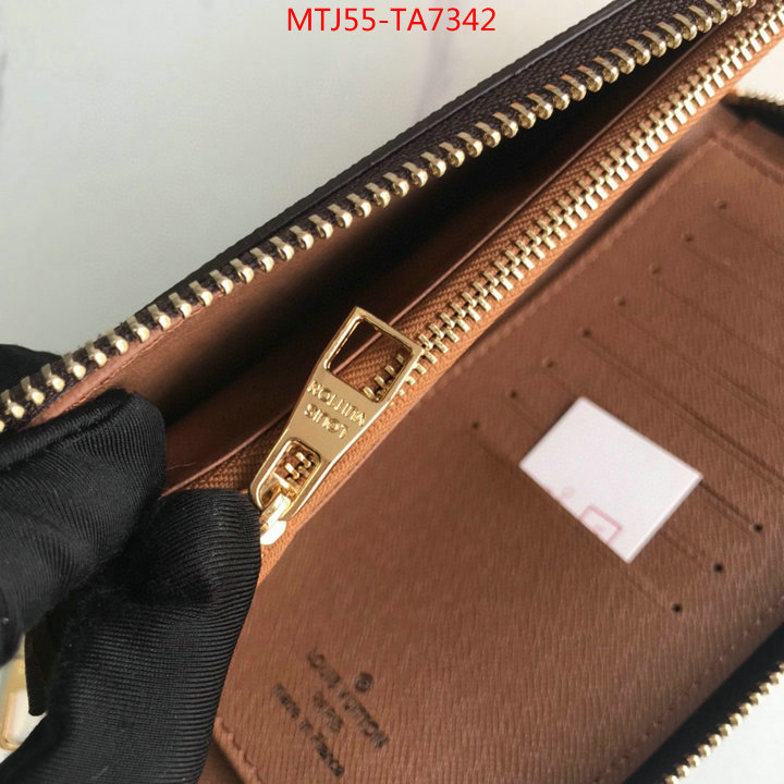 LV Bags(4A)-Wallet,ID: TA7342,$: 55USD