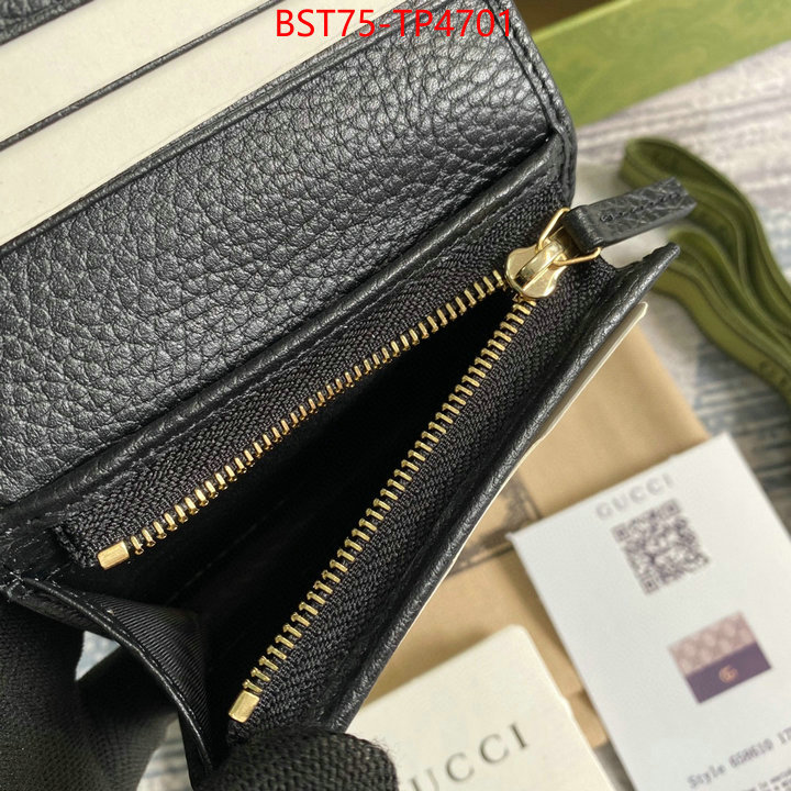 Gucci Bags(TOP)-Wallet-,ID: TP4701,$: 75USD