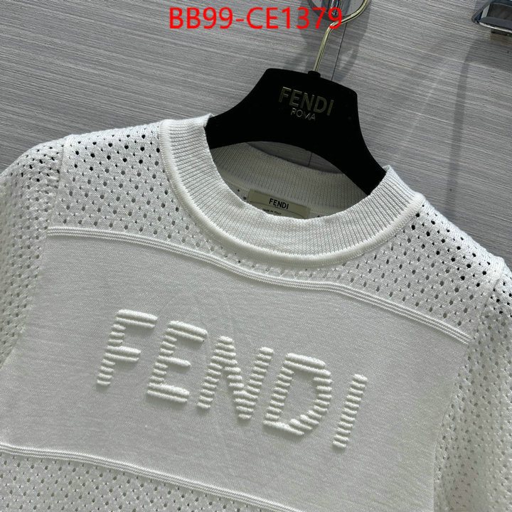 Clothing-Fendi,brand designer replica , ID: CE1379,$: 99USD