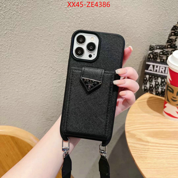 Phone case-Prada,aaaaa class replica , ID: ZE4386,$: 45USD