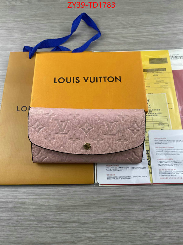 LV Bags(4A)-Wallet,ID: TD1783,$: 39USD