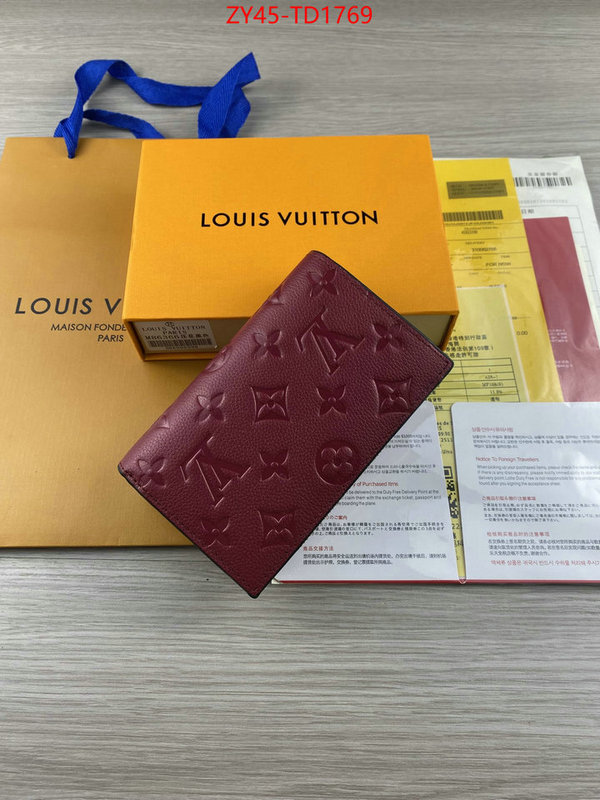 LV Bags(4A)-Wallet,ID: TD1769,$: 45USD