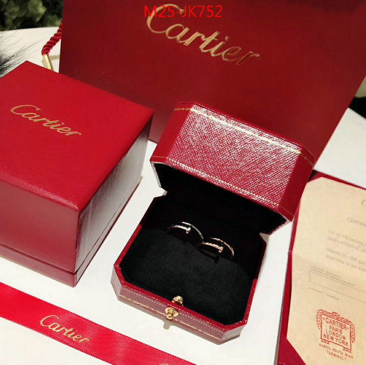 Jewelry-Cartier,the top ultimate knockoff , ID: JK752,$:25USD